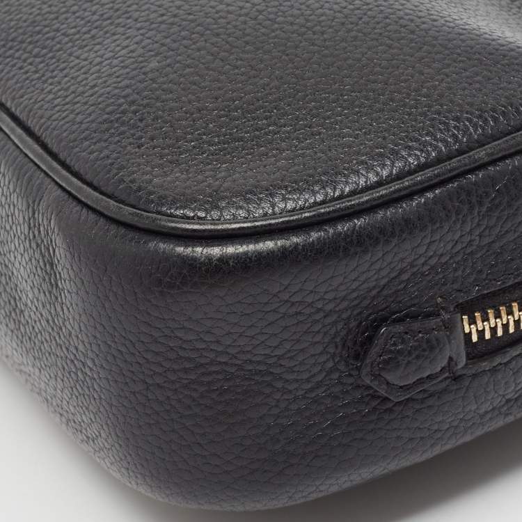 Pre Owned Kate Spade Black Leather Camera Crossbody Bag