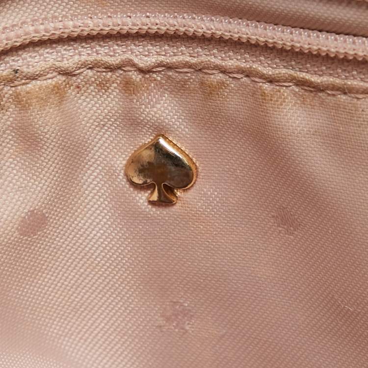 Pre Owned Kate Spade Black Leather Mini Daniels Drive Abigail Satchel 