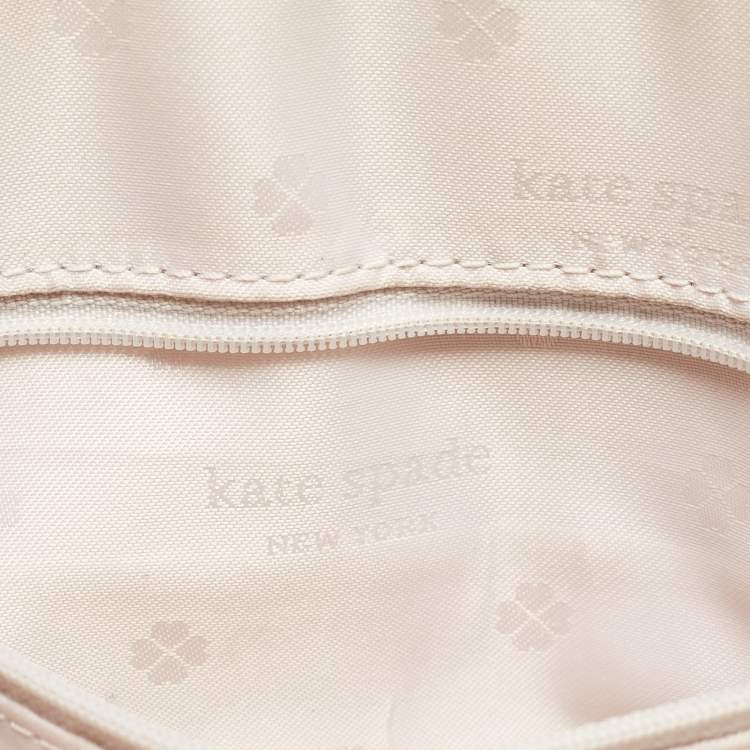 Pre Owned Kate Spade Grey Leather Large Margaux Satchel