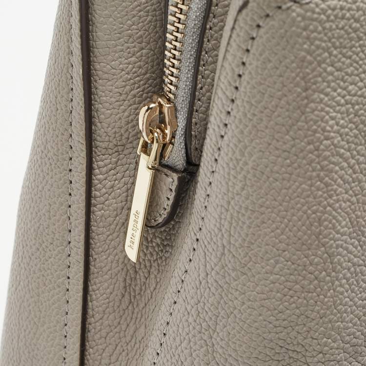 Pre Owned Kate Spade Grey Leather Large Margaux Satchel
