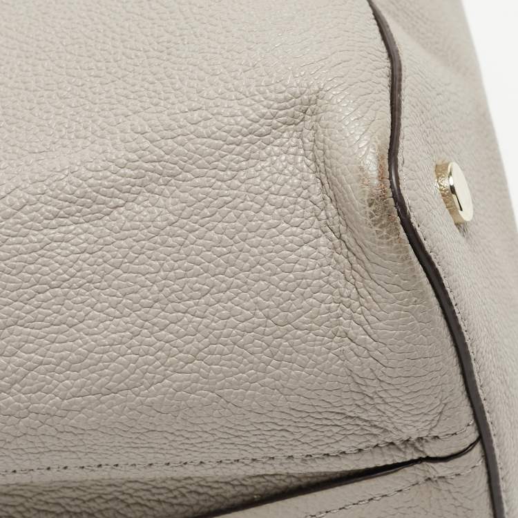 Pre Owned Kate Spade Grey Leather Large Margaux Satchel