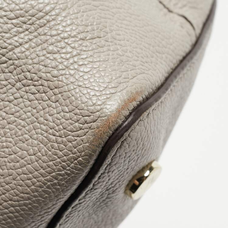 Pre Owned Kate Spade Grey Leather Large Margaux Satchel