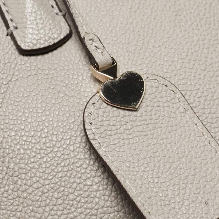 Pre Owned Kate Spade Grey Leather Large Margaux Satchel