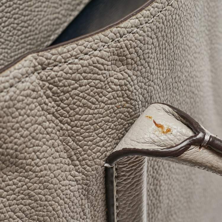 Pre Owned Kate Spade Grey Leather Large Margaux Satchel