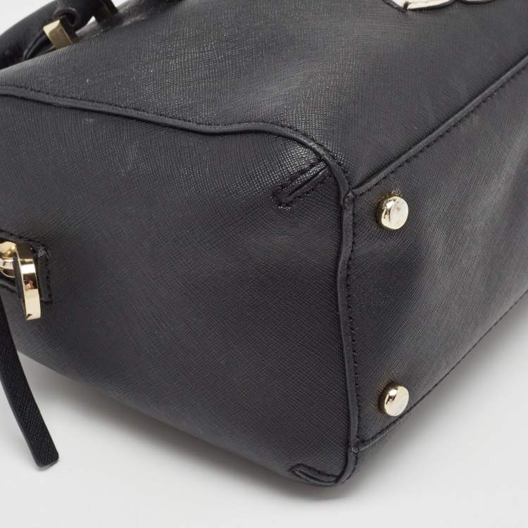 مملوكة مسبقًا Kate Spade Black Leather French Bulldog Satchel