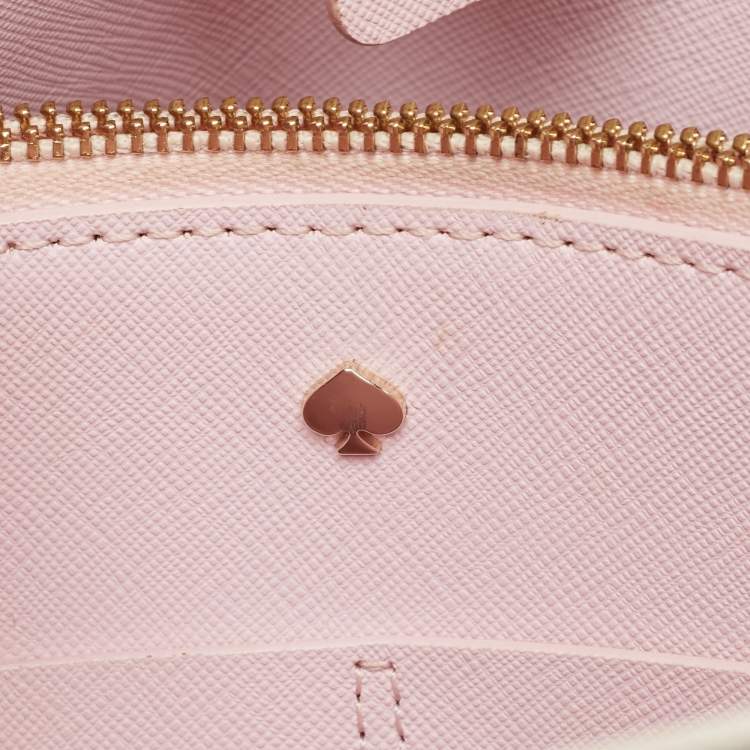 مملوكة مسبقًا Kate Spade Black/White Leather Bow Tote