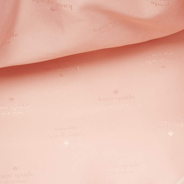 Pre Owned Kate Spade Light Pink Leather Large Dana Tote
