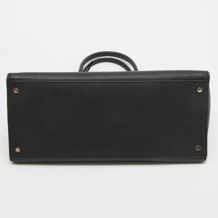 Pre Owned Kate Spade Black Leather New York Cameron Street Tote