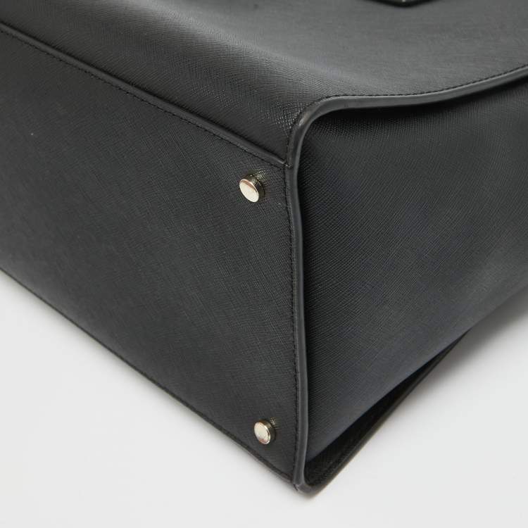 Pre Owned Kate Spade Black Leather New York Cameron Street Tote