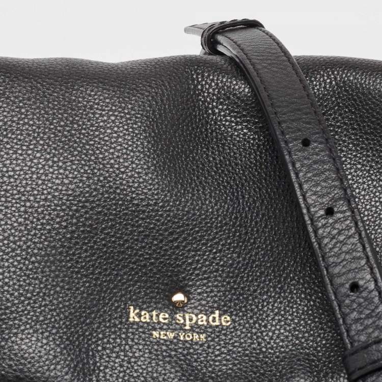Pre Owned Kate Spade Black Leather Cobble Hill Manika Bag