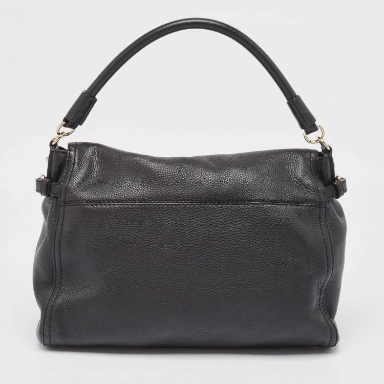 Pre Owned Kate Spade Black Leather Cobble Hill Manika Bag