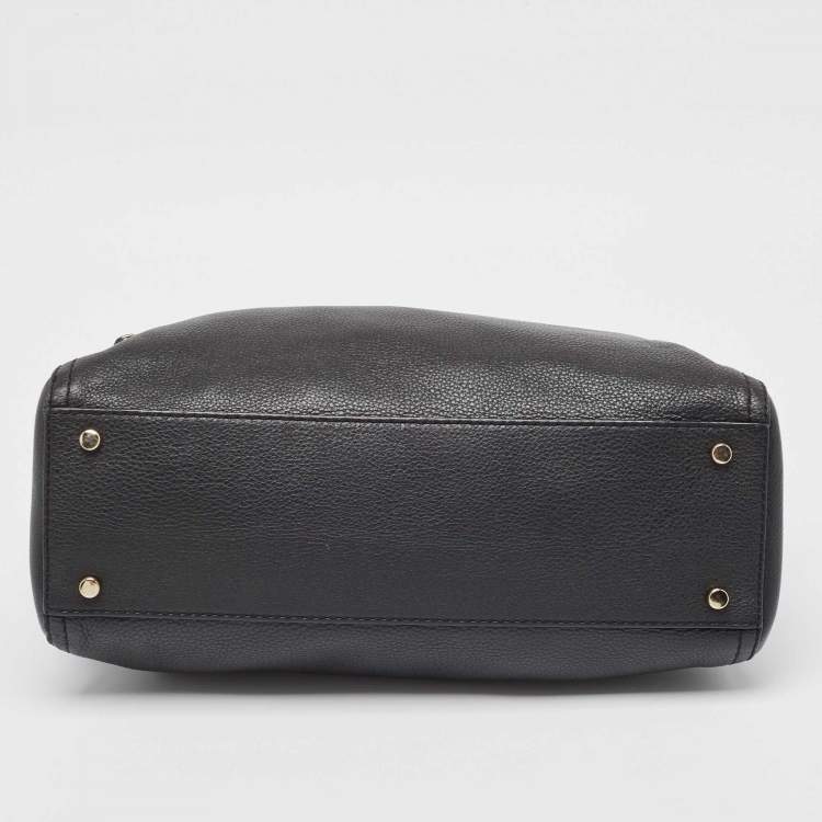 Pre Owned Kate Spade Black Leather Cobble Hill Manika Bag