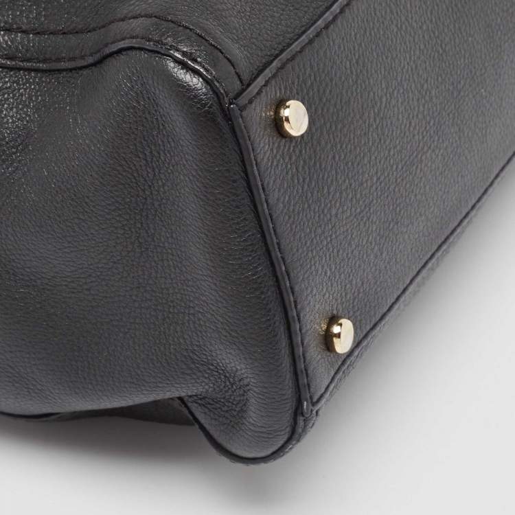 Pre Owned Kate Spade Black Leather Cobble Hill Manika Bag