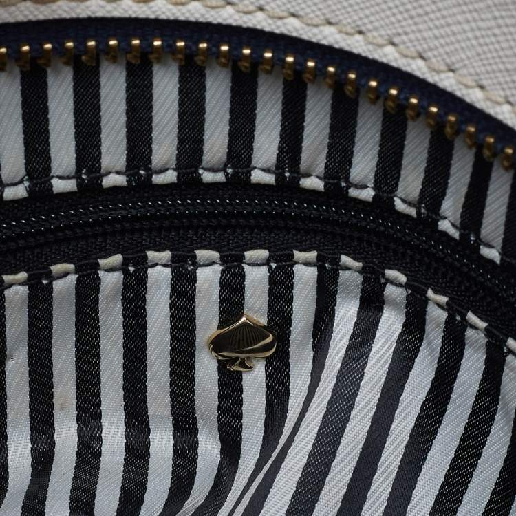Pre Owned Kate Spade Tri Color Leather Cameron Street Lucie Tote