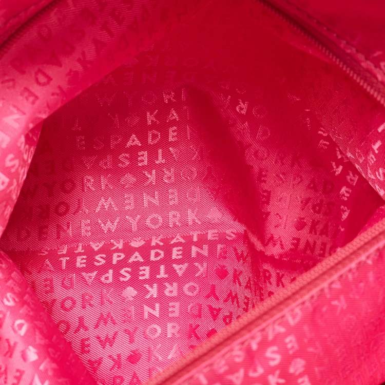 Pre Owned Kate Spade Beige/Black Woven Straw and Leather Loula Shoulder Bag