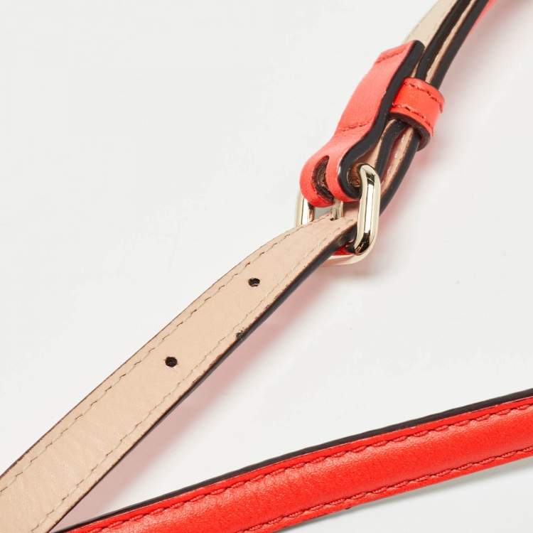 مملوكة مسبقًا Kate Spade Neon Orange Leather Hampton Road Juliana Crossbody Bag