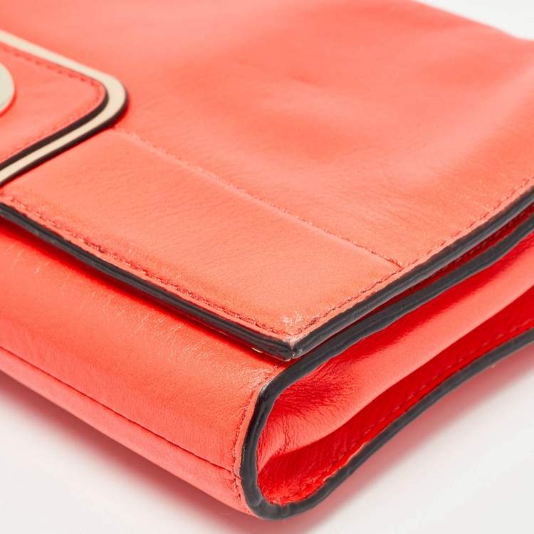 مملوكة مسبقًا Kate Spade Neon Orange Leather Hampton Road Juliana Crossbody Bag