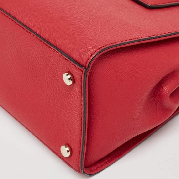Pre Owned Kate Spade Red Leather Cameron Street Candace Tote