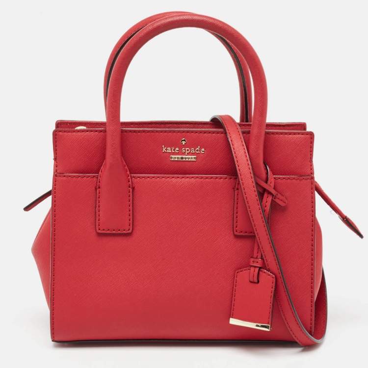 Kate Spade Red Leather Cameron Street Candace Tote Kate Spade The Luxury Closet