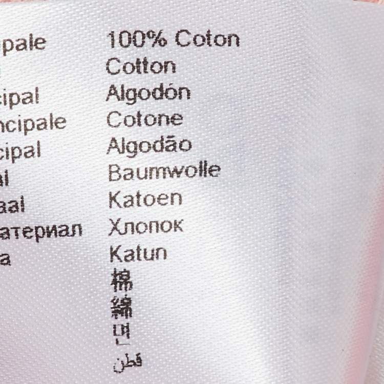 Pre Owned  Kenzo Pink Logo Print Cotton Baseball Cap One Size