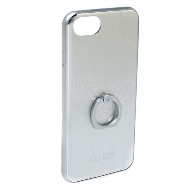 Pre Owned Kenzo Silver Tiger Print iPhone 7/8 Case