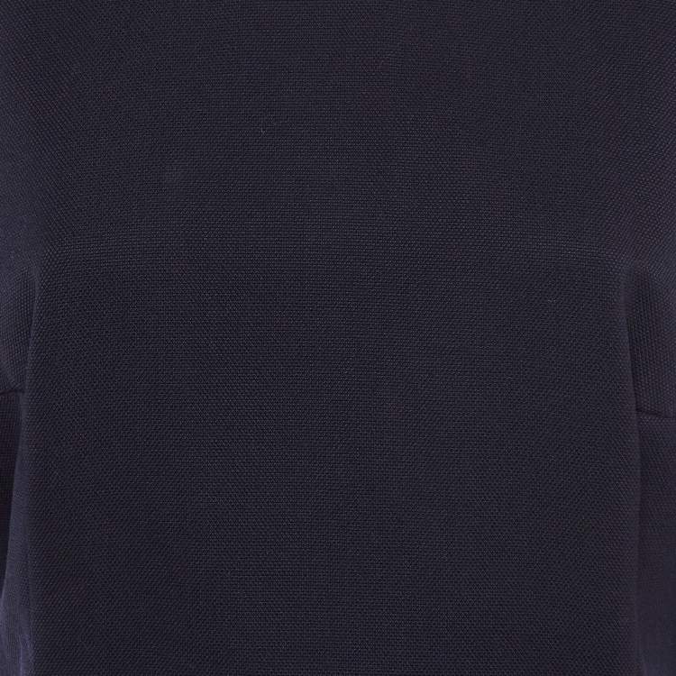 مملوكة مسبقًا Kenzo Navy Blue Wool Shift Dress L