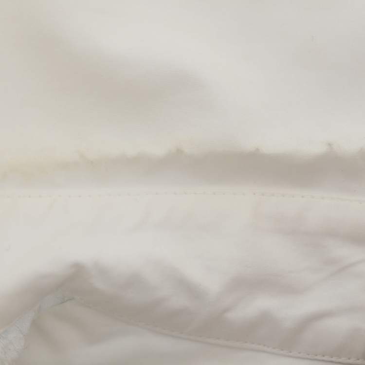 Pre Owned Kenzo Blue/White Sequins Sleeveless Top M