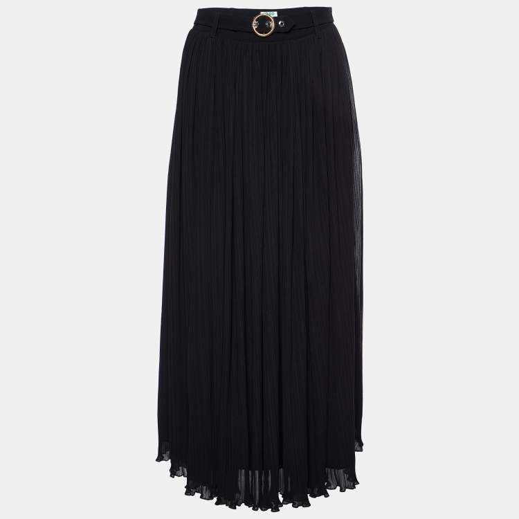 Kenzo pleated midi skirt best sale