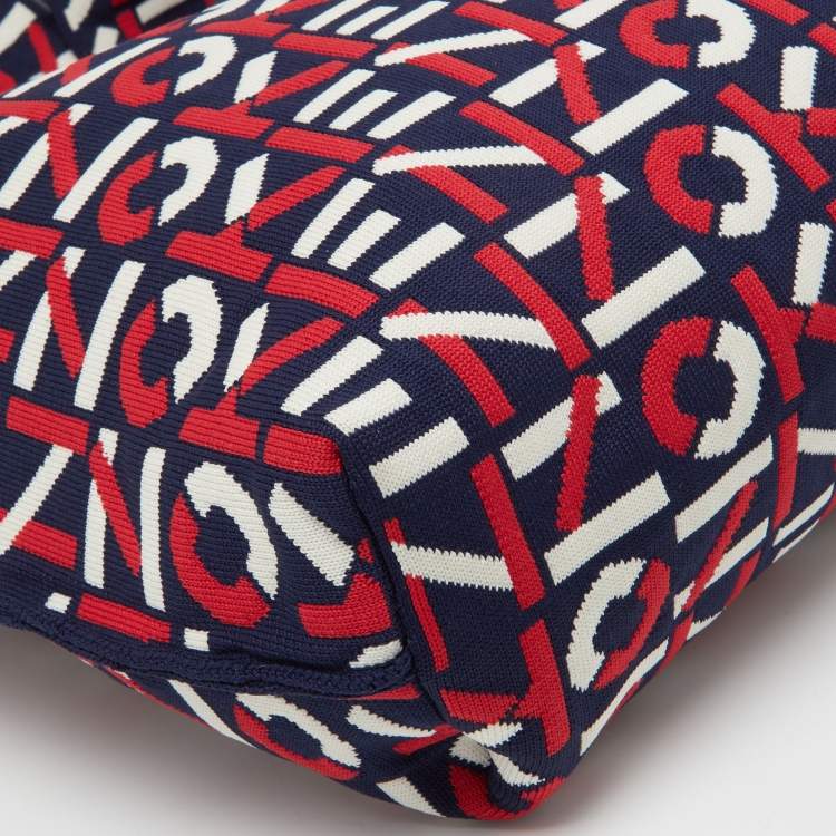 Pre Owned Kenzo Multicolor Signature Canvas Shoulder Bag
