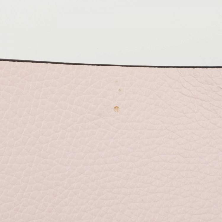 Pre Owned Kenzo Pink/Grey Leather Wrap Waist Reversible Belt