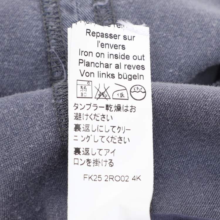 Pre Owned Kenzo Grey Lyocell Dress M
