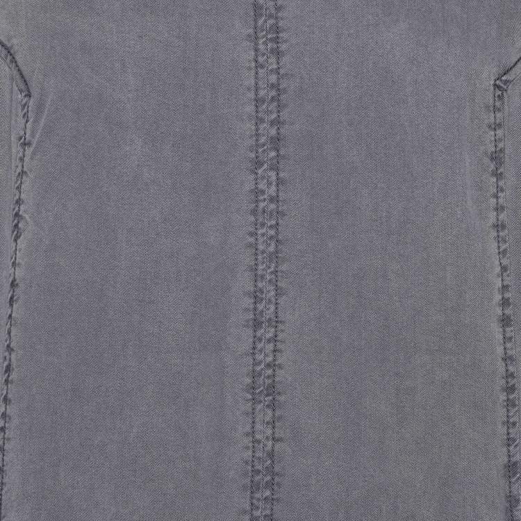 Pre Owned Kenzo Grey Lyocell Dress M