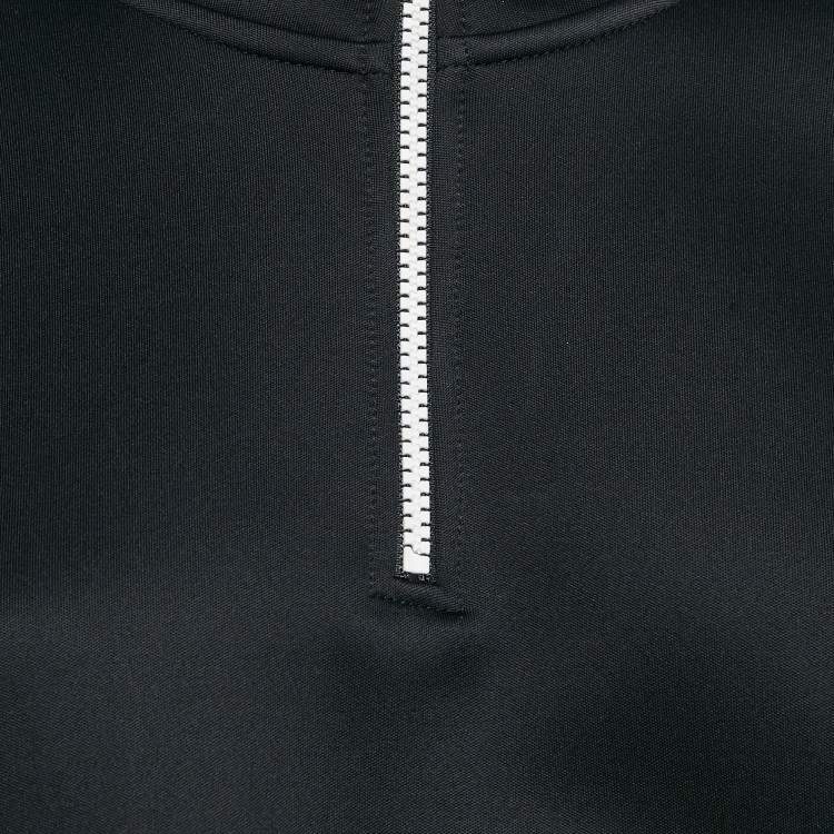 Pre Owned Kenzo Black Jersey Logo Tape Detail High Neck Sweater L