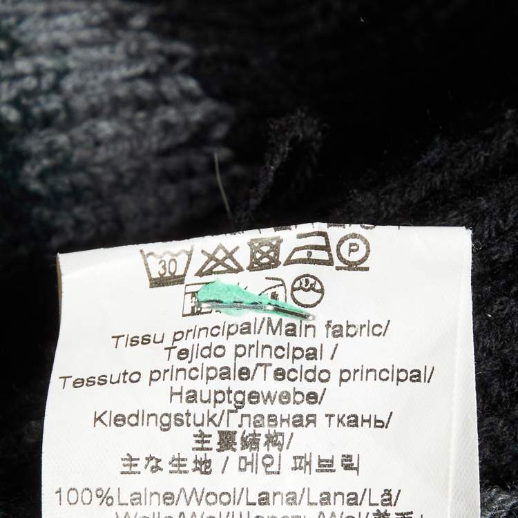 Pre Owned Kenzo Multicolor Stripe Wool Turtleneck Sweater Mini Dress M