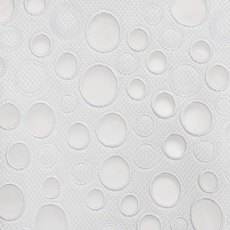 Pre Owned Kenzo White Mesh and Cotton Cut-Out Detail Sweatshirt S