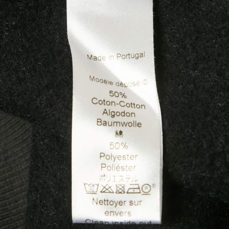 Pre Owned Kenzo X Toilet Paper Black Printed Cotton Blend Sweatshirt S 