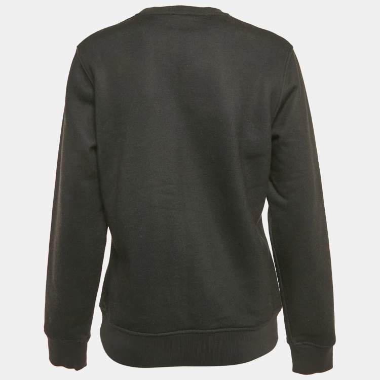 Pre Owned Kenzo X Toilet Paper Black Printed Cotton Blend Sweatshirt S 