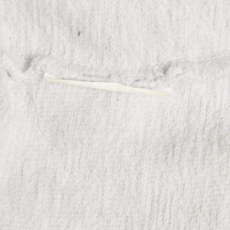 Pre Owned Kenzo Grey Logo Embroidered Cotton Knit Mini Dress L 