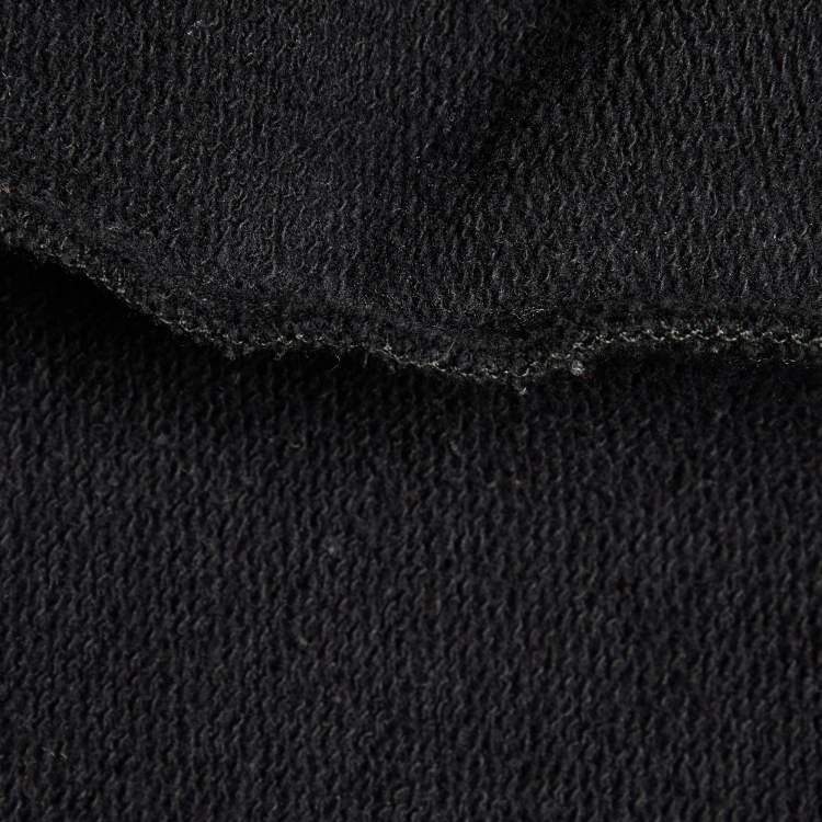 Pre Owned Kenzo Black Tiger Embroidered Cotton Crew Neck Sweatshirt XL