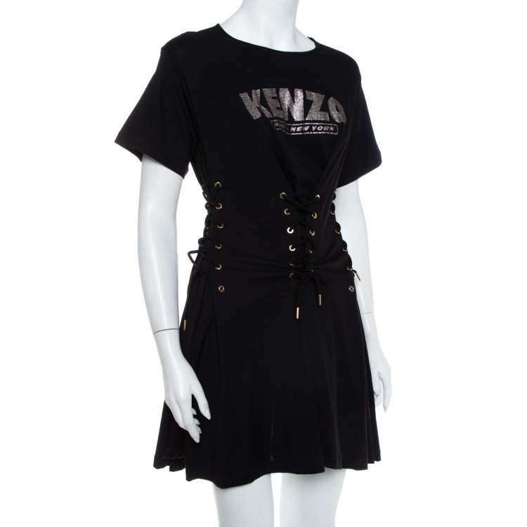 Kenzo black hot sale dress