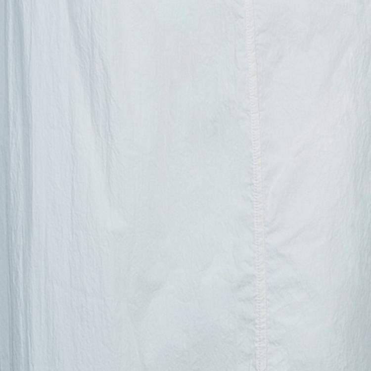 Pre Owned Kenzo Cream Cotton A-Line Maxi Skirt M
