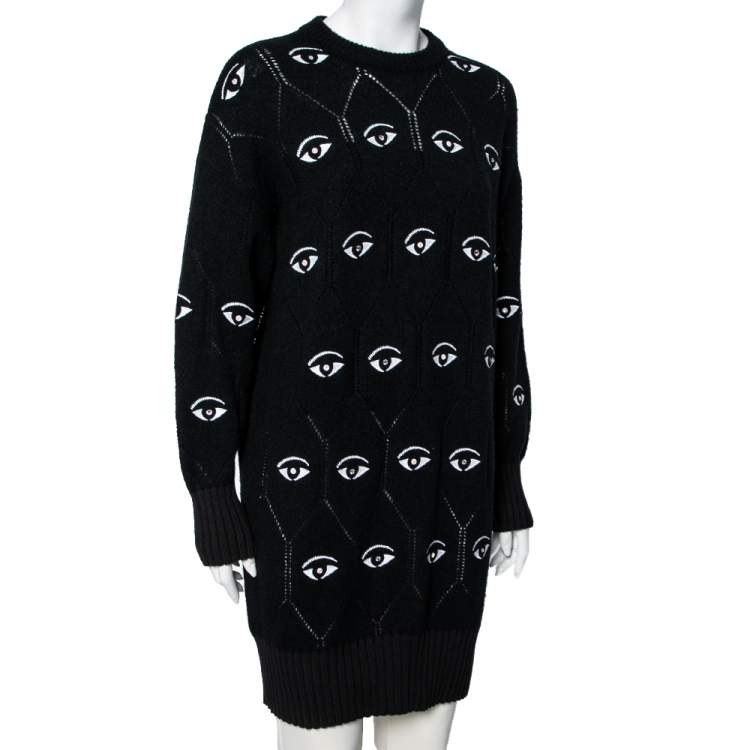 Kenzo eye hotsell logo knitted jumper