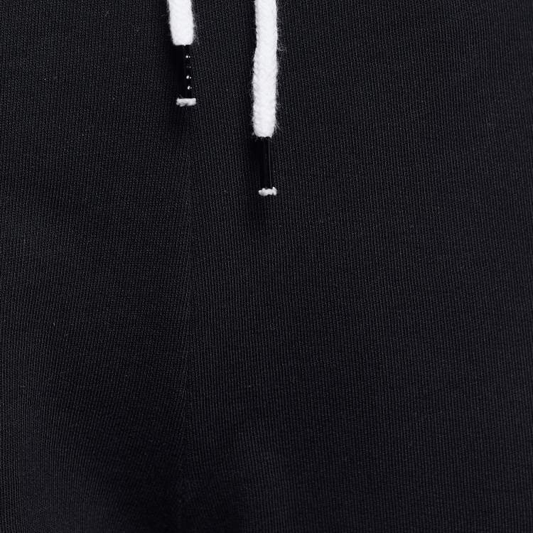 Pre Owned Kenzo Black Terry Knit Logo Print Joggers L