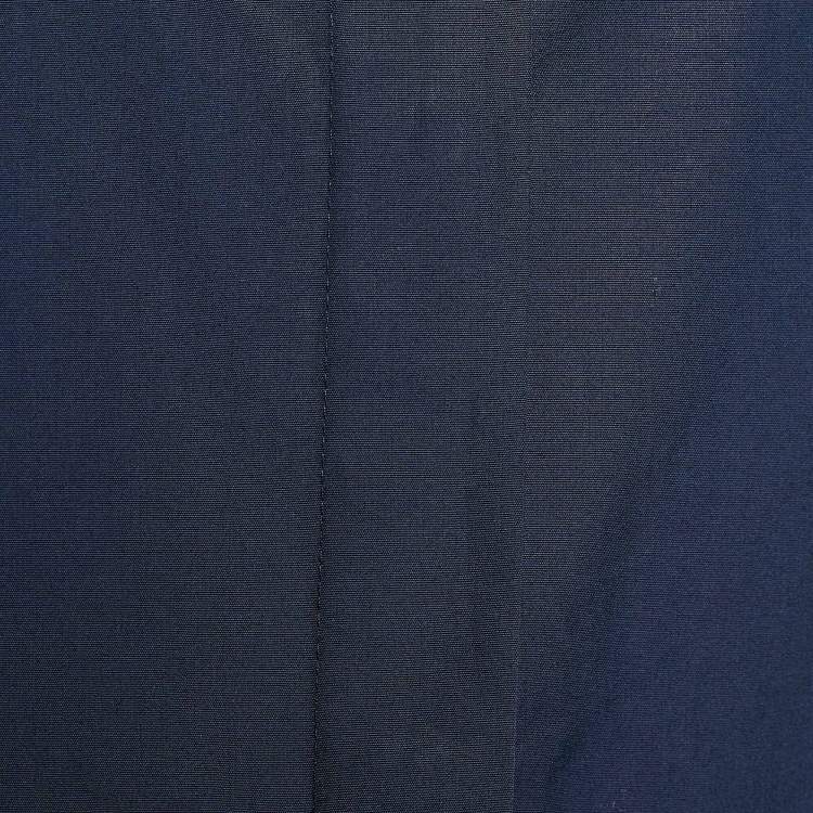 Pre Owned Kenzo Memento Collection Navy Blue Cotton Button Down Shirt S