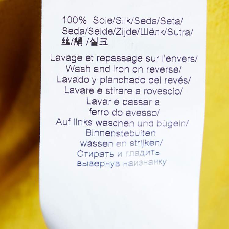 مملوكة مسبقًا Kenzo Yellow Tiger Applique Cotton Knit Sweatshirt M