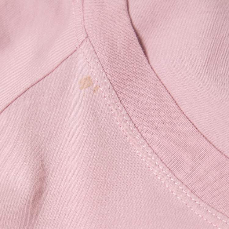 مملوكة مسبقًا Kenzo Pink Logo Printed Cotton Crew Neck Half Sleeve T-Shirt XL