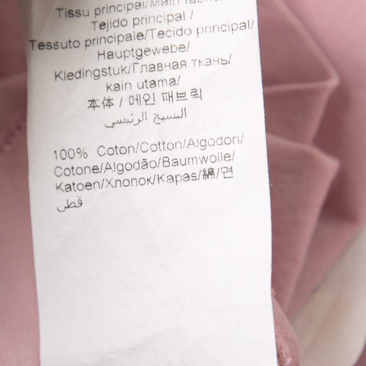 مملوكة مسبقًا Kenzo Pink Logo Printed Cotton Crew Neck Half Sleeve T-Shirt XL