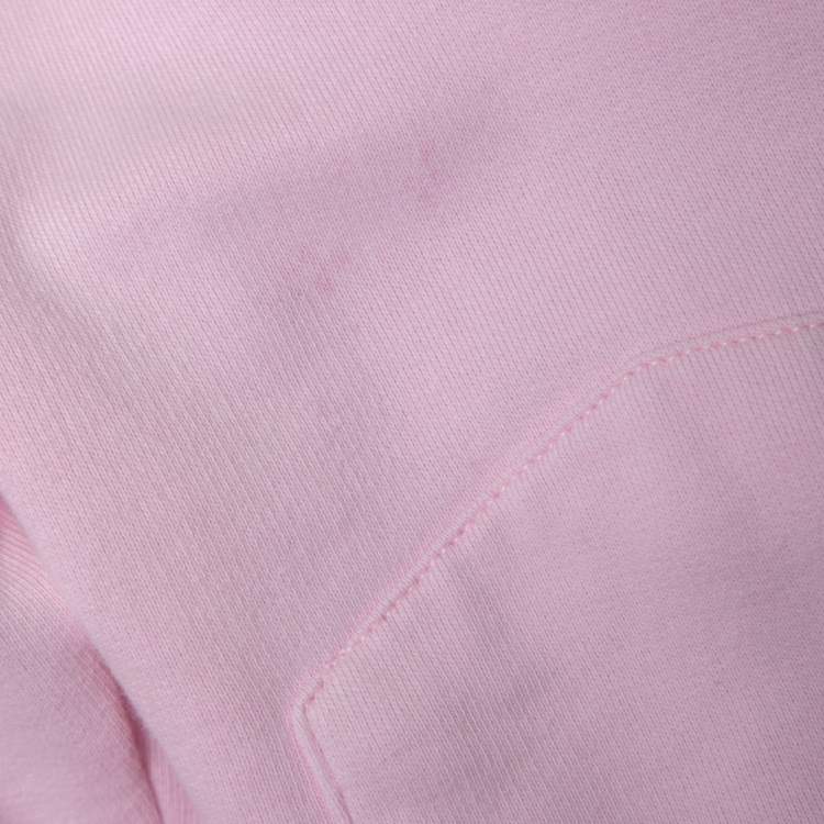 مملوكة مسبقًا Kenzo Pink Logo Printed Cotton Knit Joggers S