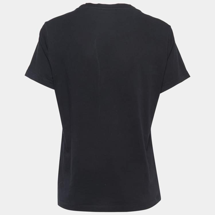 Kenzo Black Tiger Printed Cotton Knit T-Shirt M Kenzo | TLC