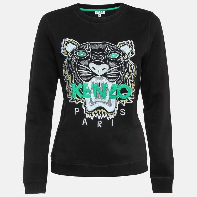 Kenzo jumper womens black best sale